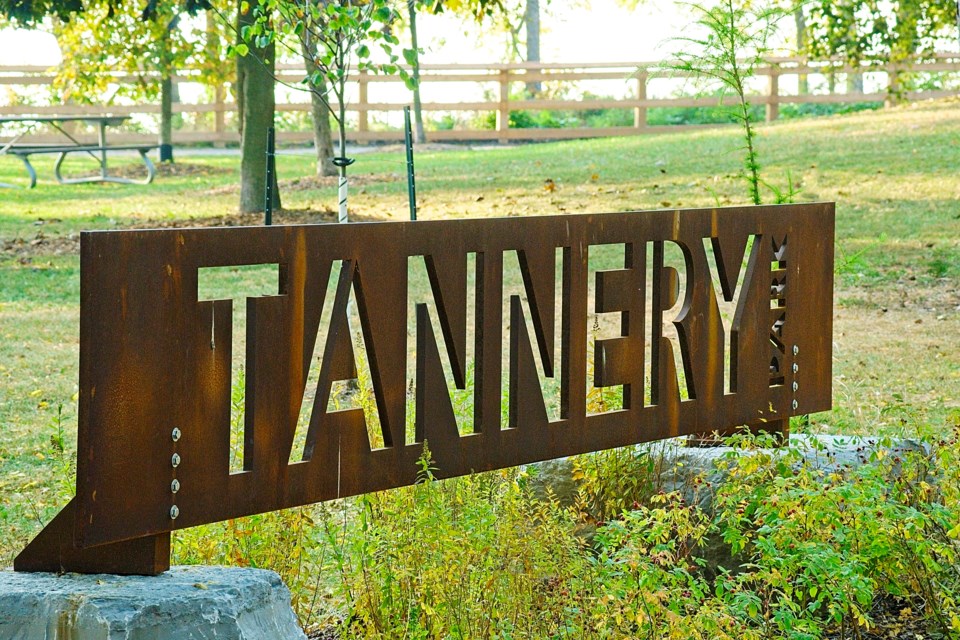 Sign- Tannery Park